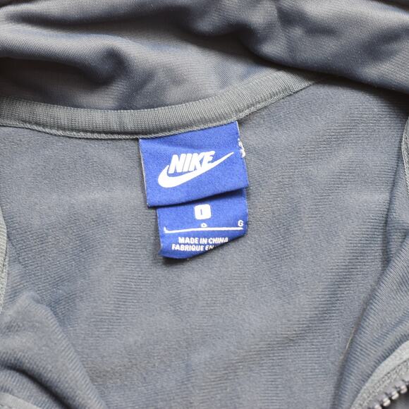 Nike Women Full Zip Active Athletic Jacket Polyester Blue Size L Pockets Solid - Picture 7 of 8